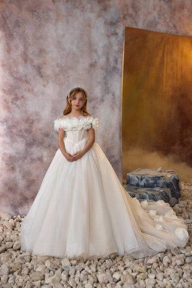 Maison de Fleur Handmade Gown | Made to order - Flower Girl Dress - Aylu Bebe