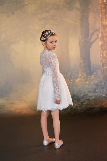 Marivelle Lace Gown - AB3945 - Flower Girl Dress- Aylu Bebe