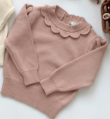 Mary Knit - Pink - Flower Girl Dress - Aylu Bebe