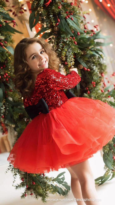 Midnight Noel - Flower Girl Dress - Aylu Bebe