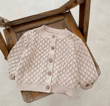 Milan Knit Cardigan - Flower Girl Dress - Aylu Bebe