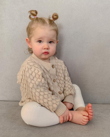 Milan Knit Cardigan - Flower Girl Dress - Aylu Bebe