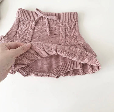 Milena knit skirt - Pink - Flower Girl Dress - Aylu Bebe