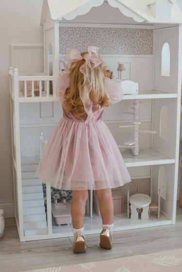 Paris Dress (Handmade) - Pink - Flower Girl Dress - Aylu Bebe