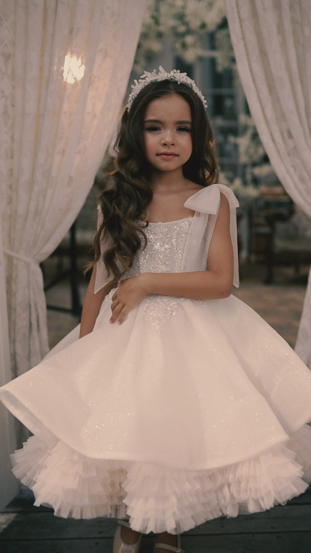 elara dress European handmade video