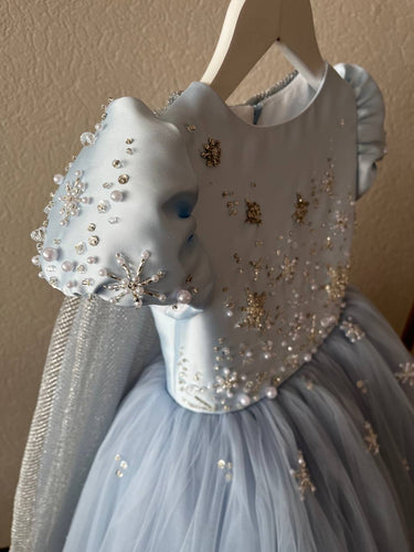 Princesse Élysée Glacée Flower Girl Dress (Gown) – Made to Order - Flower Girl Dress - Aylu Bebe