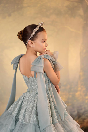 Rosamonde Gown - AB3926 - Flower Girl Dress- Aylu Bebe