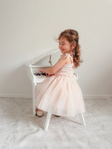 Smocked Dress - Flower Girl Dress - Aylu Bebe