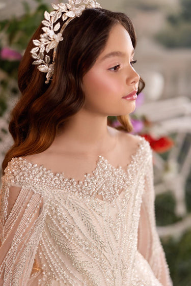 Solenne Gown - AB3914 - Flower Girl Dress- Aylu Bebe