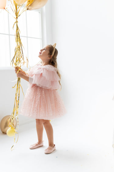 Sparkle and twirl 2 piece Tutu - Flower Girl Dress - Aylu Bebe