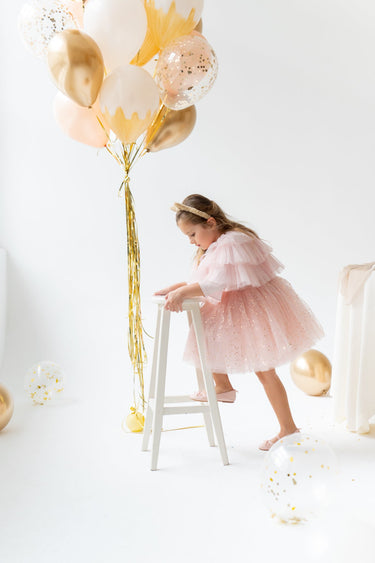 Sparkle and twirl 2 piece Tutu - Flower Girl Dress - Aylu Bebe