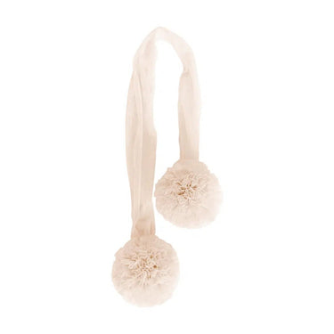 Spinkie Baby Dreamy Canopy + 1 Pom Garland + 1 Mini pom garland set - Cream - Flower Girl Dress - Aylu Bebe
