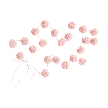 Spinkie Baby Dreamy Canopy + 1 Pom Garland + 1 Mini pom garland set - Light Pink - Flower Girl Dress - Aylu Bebe
