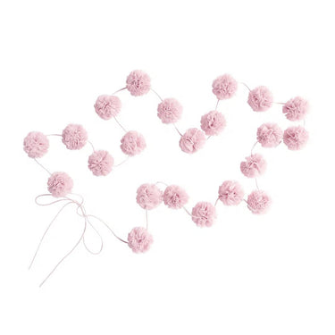 Spinkie Baby Dreamy Canopy + 1 Pom Garland + 1 Mini pom garland set - Orchid - Flower Girl Dress - Aylu Bebe