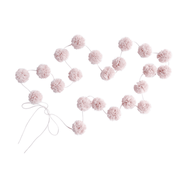 Spinkie Baby Dreamy Canopy + 1 Pom Garland + 1 Mini pom garland set - Pale Rose - Flower Girl Dress - Aylu Bebe