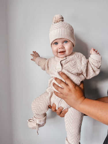 The cosy knit overalls - Flower Girl Dress - Aylu Bebe