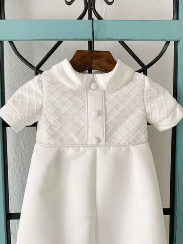 Theo Heirloom Christening Outfit for Boys (Baptism Outfit) – Made to Order (AB030) - Flower Girl Dress - Aylu Bebe