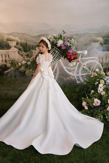 Valérielle Lace Gown - AB3909 - Flower Girl Dress- Aylu Bebe