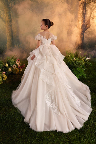 Valesse Lace Gown - AB3924 - Flower Girl Dress- Aylu Bebe