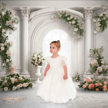 Zeze by Mimi Miya couture - Flower Girl Dress - Aylu Bebe